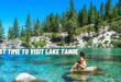 Best Time To Visit Lake Tahoe