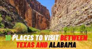 Places To Visit Between Texas And Alabama