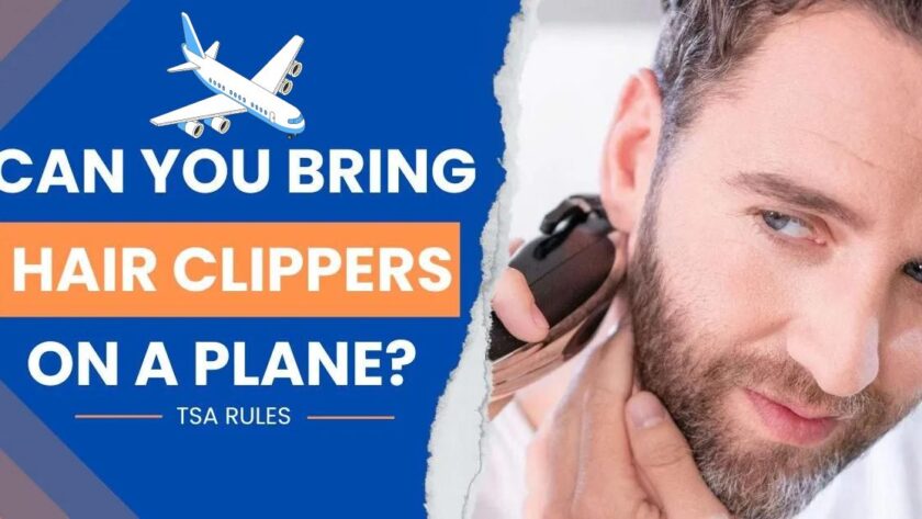 can you bring hair clippers on a plane