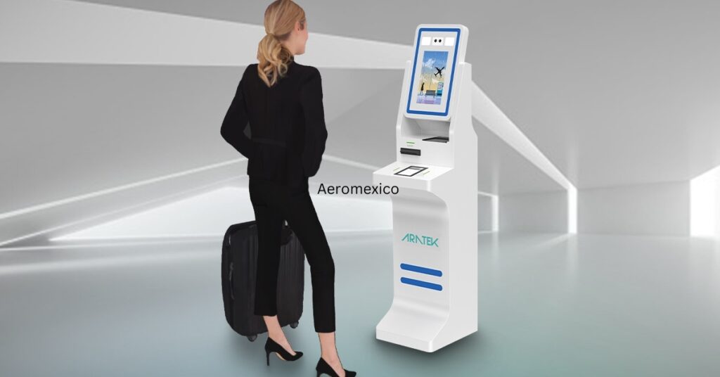 Check-in at a kiosk